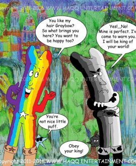 Rainbow vs Graybow comic book series