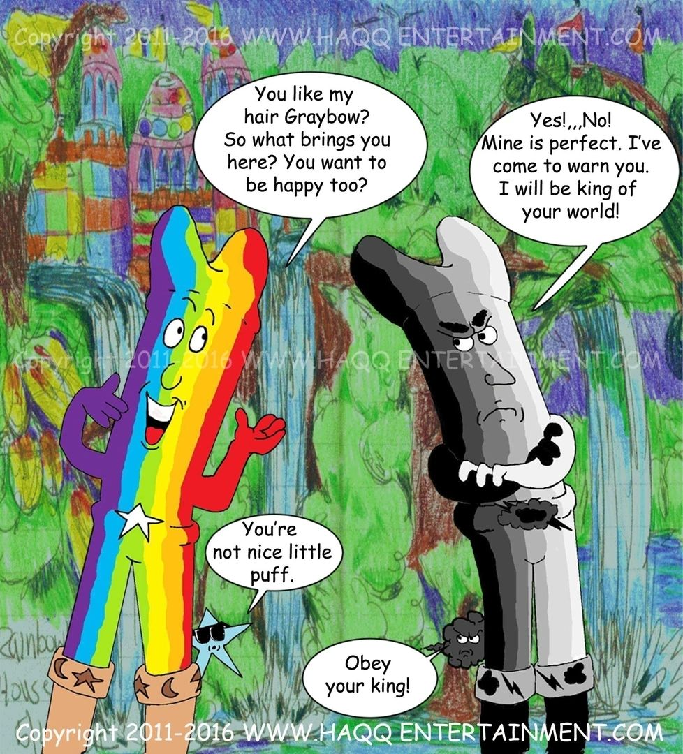 Rainbow VS Graybow.